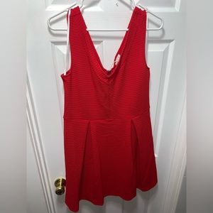 Charming Charlie red knit dress